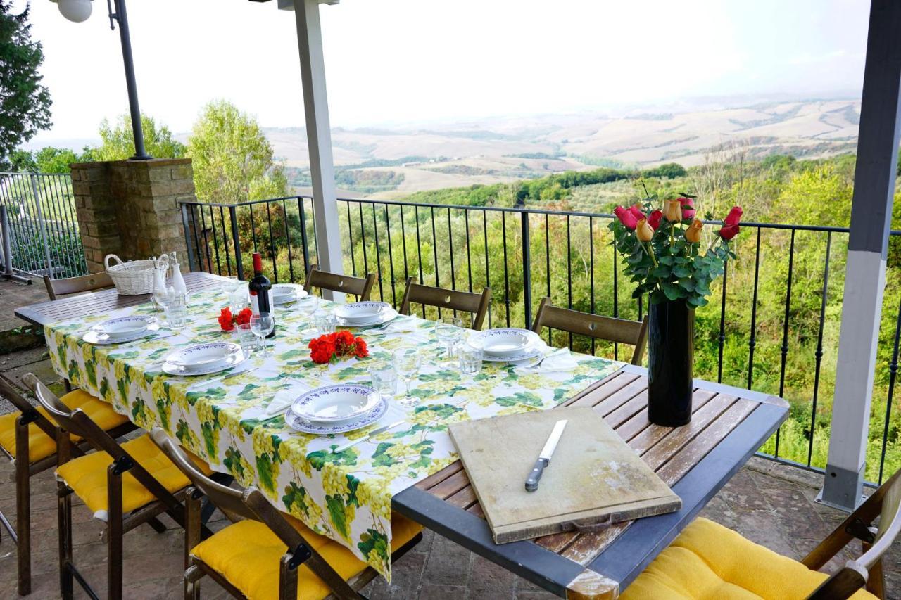 Appartamento Casa Vacanze per 12 persone con piscina privata Montaione Esterno foto