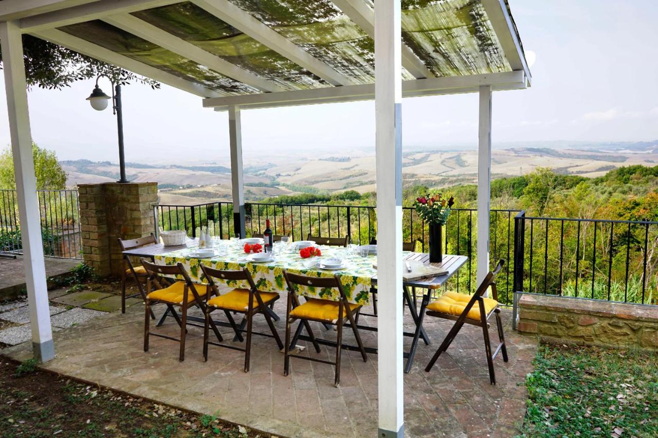 Appartamento Casa Vacanze per 12 persone con piscina privata Montaione Esterno foto