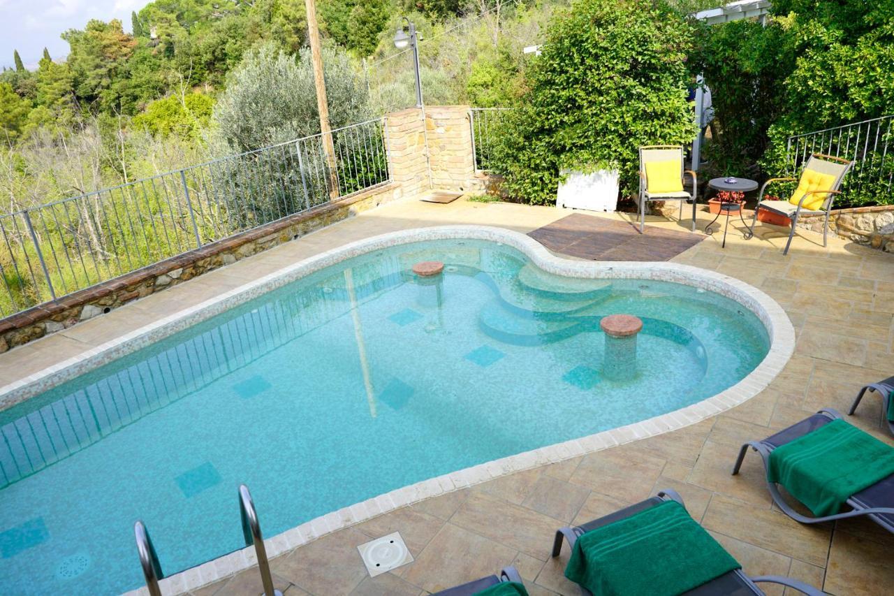 Appartamento Casa Vacanze per 12 persone con piscina privata Montaione Esterno foto